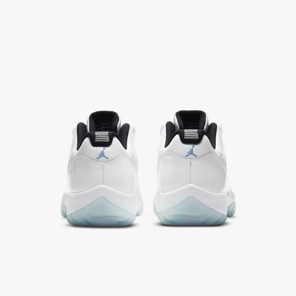 All white jordan 11 legend blue online